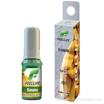 Feelife Fruit Series E-liquid, Banana Flavor, with Child-proof bottles, to Refill E CigaretteNew